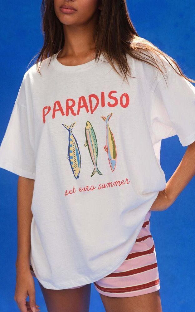 Classic Cotton Daily Paradiso Boxy Tee - Soleil - Image 2