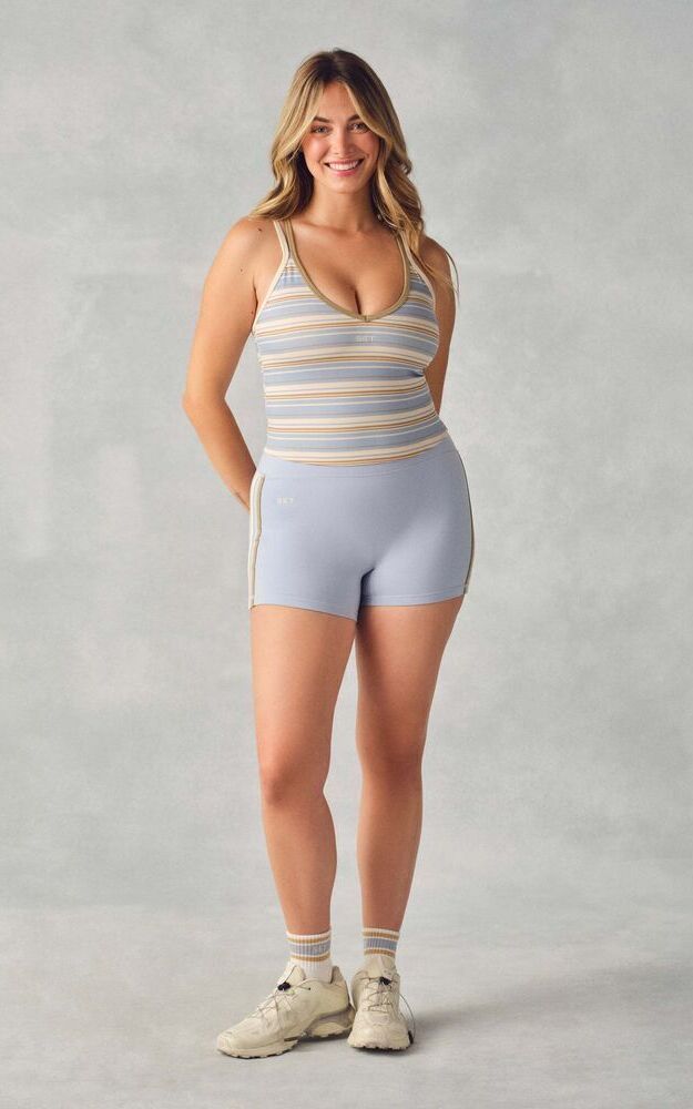 Formcloud Cloud Stripe Contour Cami - Palmetto - Image 4