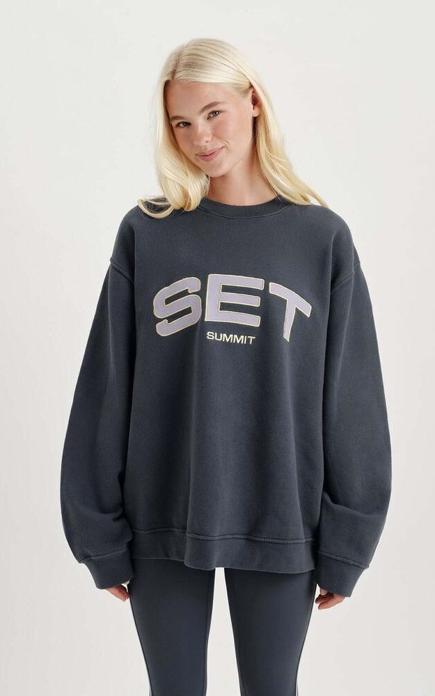 Midweight Sweats Staple Set Summit Crewneck - Himalaya