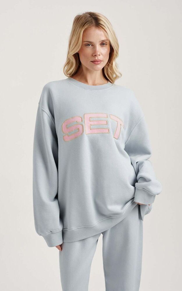 Midweight Sweats Staple Set Crewneck - Blush