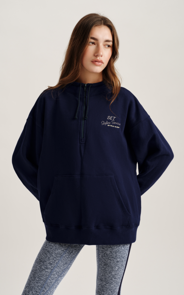 Midweight Sweats Staple Vintage Quarter Zip - Tether