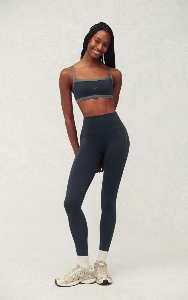 Luxform Lux Duo Stripe Leggings - Indigo