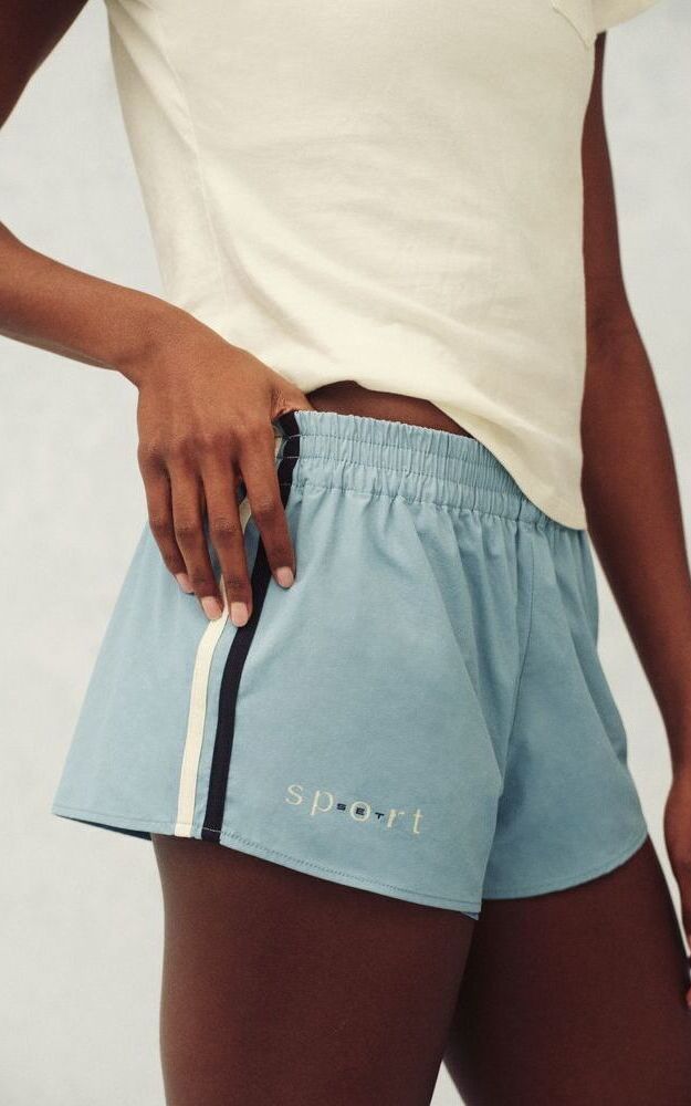 Nylon Track Shorts - Washed