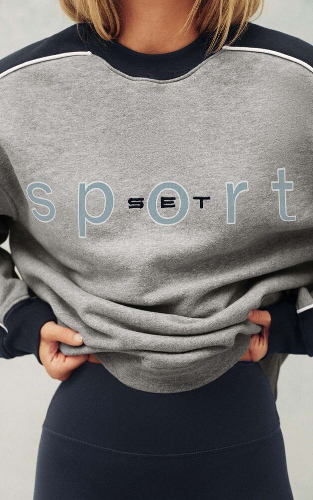 Midweight Sweats Staple Stripe Crewneck - Analog
