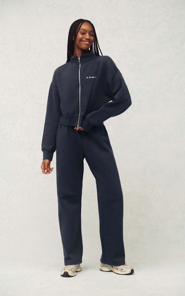 Midweight Sweats Staple Straight Leg Sweatpants - Indigo