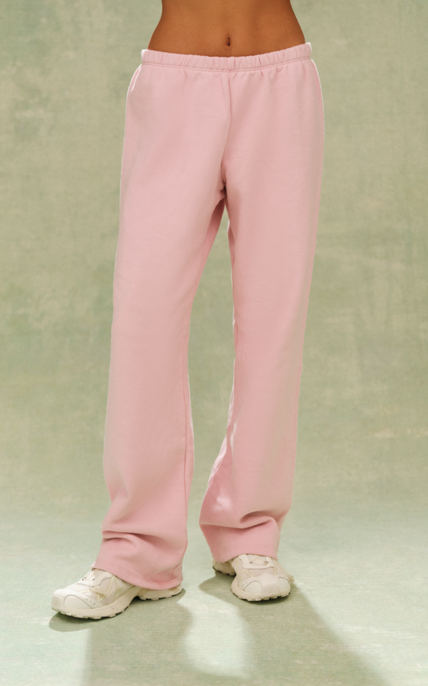 Midweight Sweats Staple Straight Leg Sweatpants - Bloom