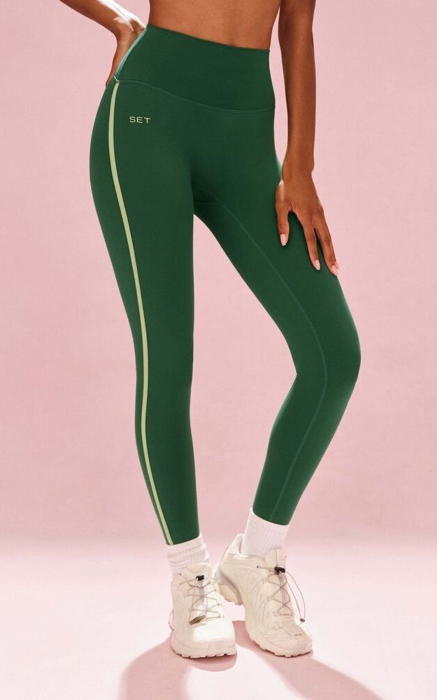 Sportbody Sporty Stripe Leggings - Lawn