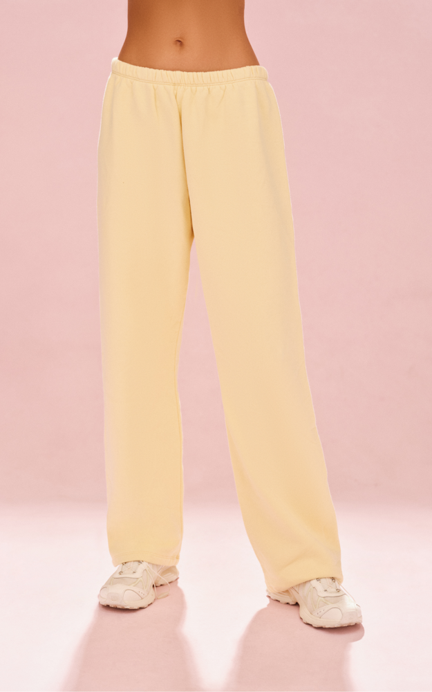 Midweight Sweats Staple Straight Leg Sweatpants - Orange Soda