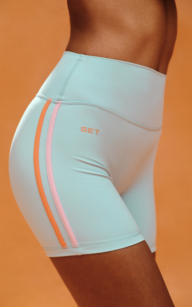 Sportbody Sporty Duo Stripe Shorts - Tropics