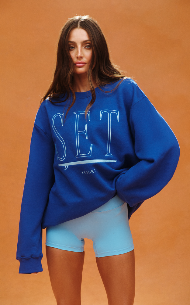 Midweight Sweats Staple Set Resort Crewneck - Maui