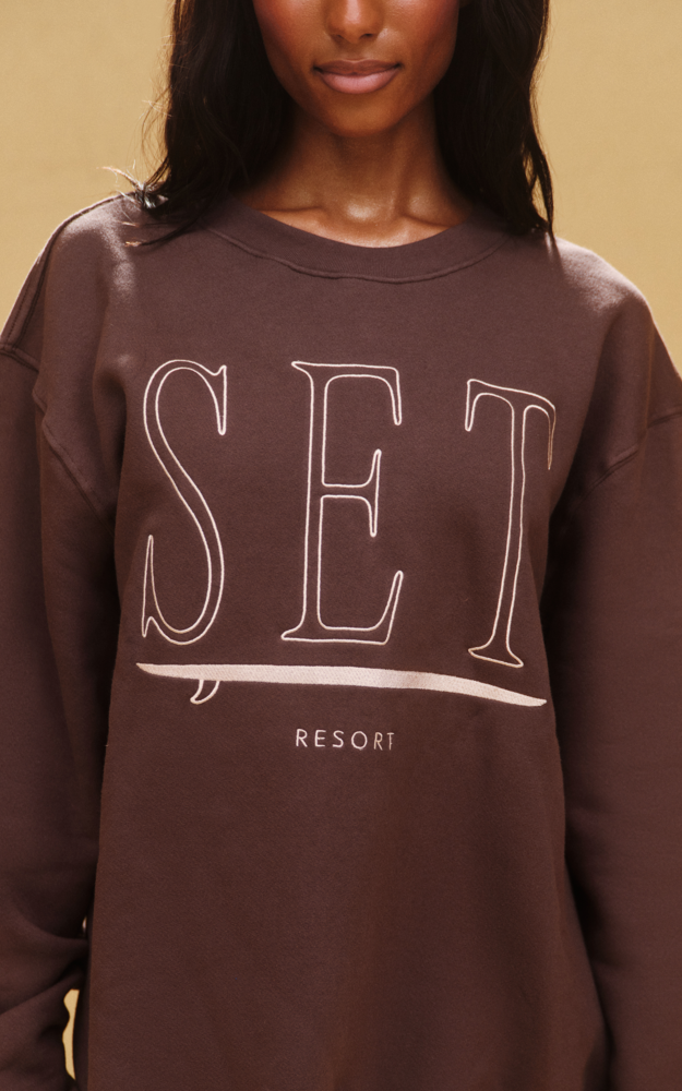 Midweight Sweats Staple Set Resort Crewneck - Shoreline - Image 4