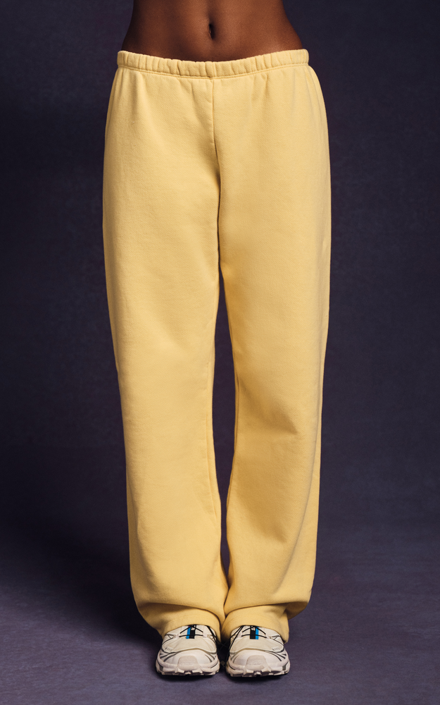 Midweight Sweats Staple Straight Leg Sweatpants - Taffy - Image 3