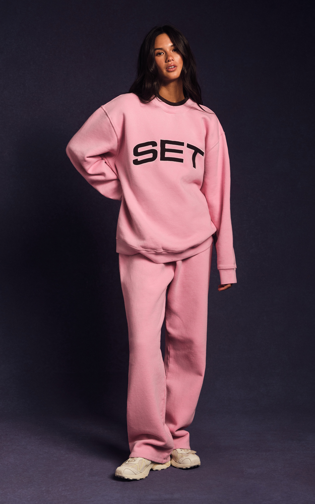 Midweight Sweats Staple Straight Leg Sweatpants - Swirl