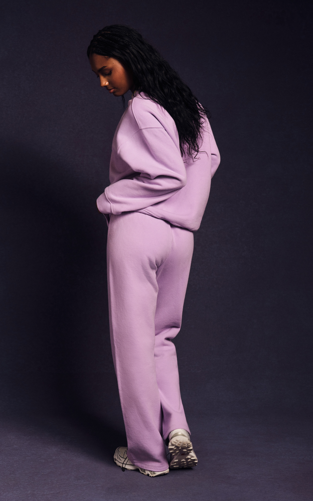 Midweight Sweats Staple Set Layered Crewneck - Buttercream - Image 3