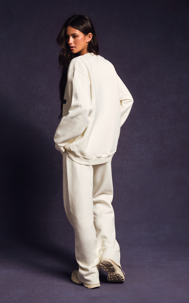 Midweight Sweats Staple Straight Leg Sweatpants - Icing - Image 2