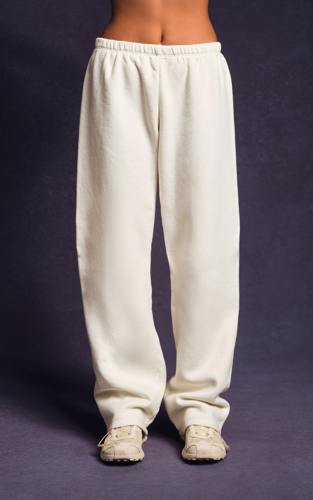 Midweight Sweats Staple Straight Leg Sweatpants - Icing - Image 3