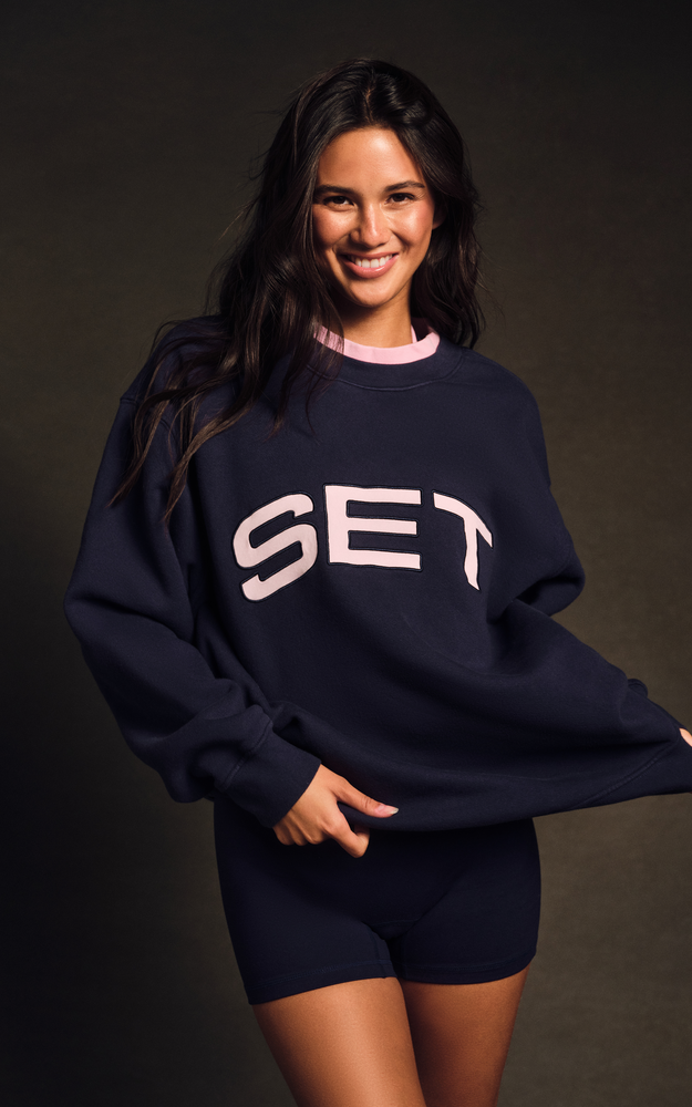 Midweight Sweats Staple Set Layered Crewneck - Confetti