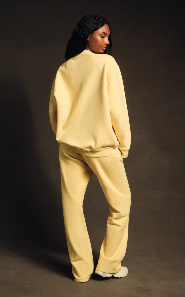 Midweight Sweats Staple Straight Leg Sweatpants - Taffy - Image 2