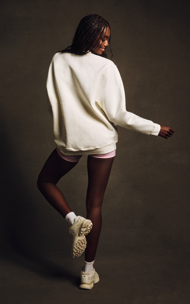 Midweight Sweats Staple I Love Set Crewneck - Icing - Image 3