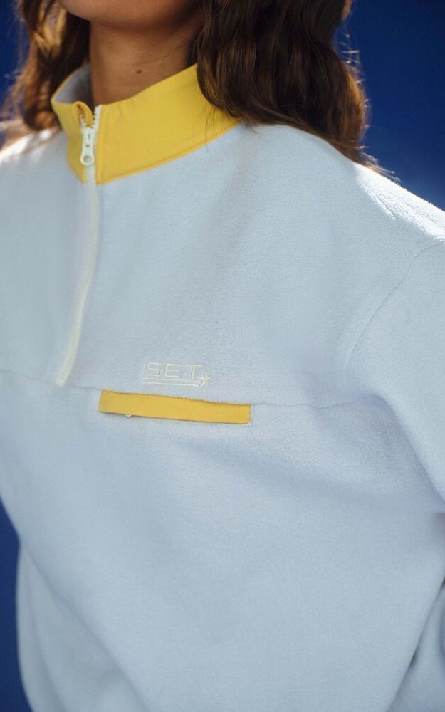 Microfleece/Nylon Duet Vintage Pullover - Sundown - Image 2
