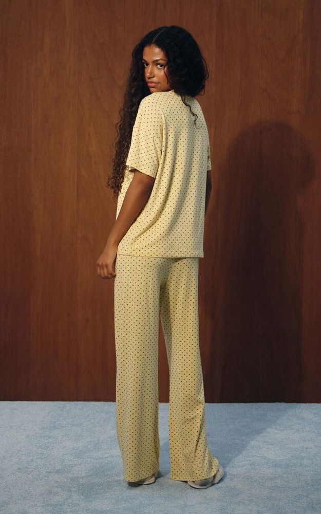 Sleep Jersey Comfort Polka Dot Sleep Pants - Sparkler