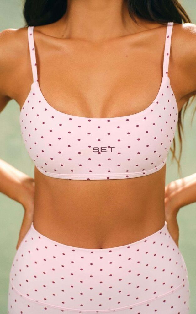 Aeraline Breathe Polka Dot Base Bra - Speckle - Image 2