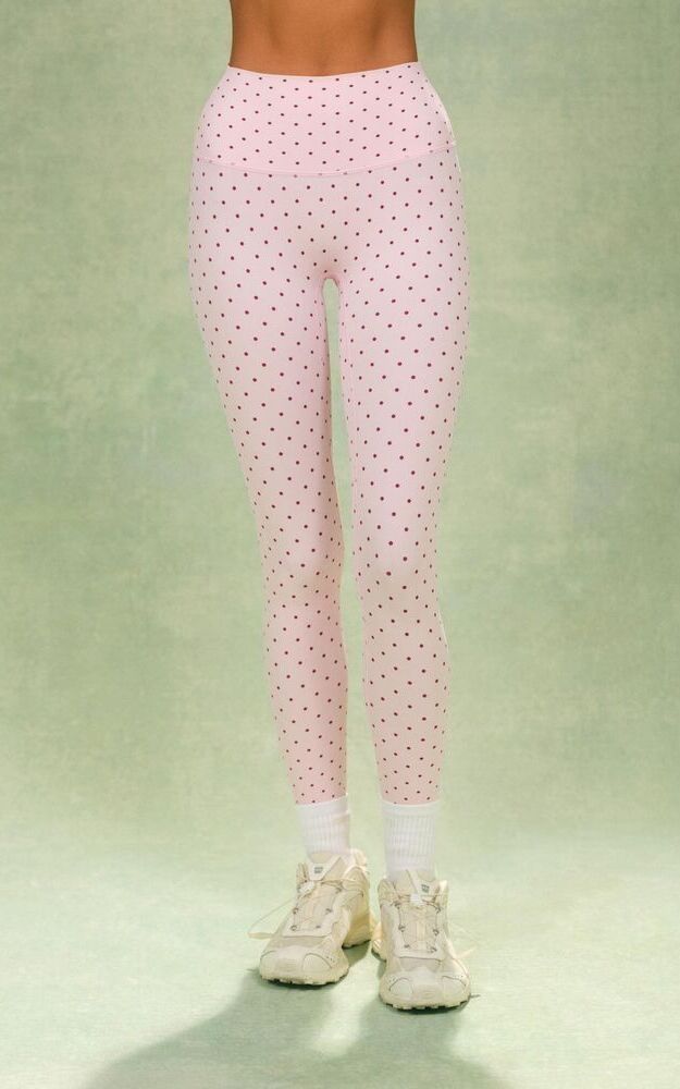 Aeraline Breathe Polka Dot High-Rise Leggings - Speckle - Image 2