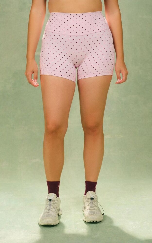 Aeraline Breathe Polka Dot Shorts - Speckle - Image 4