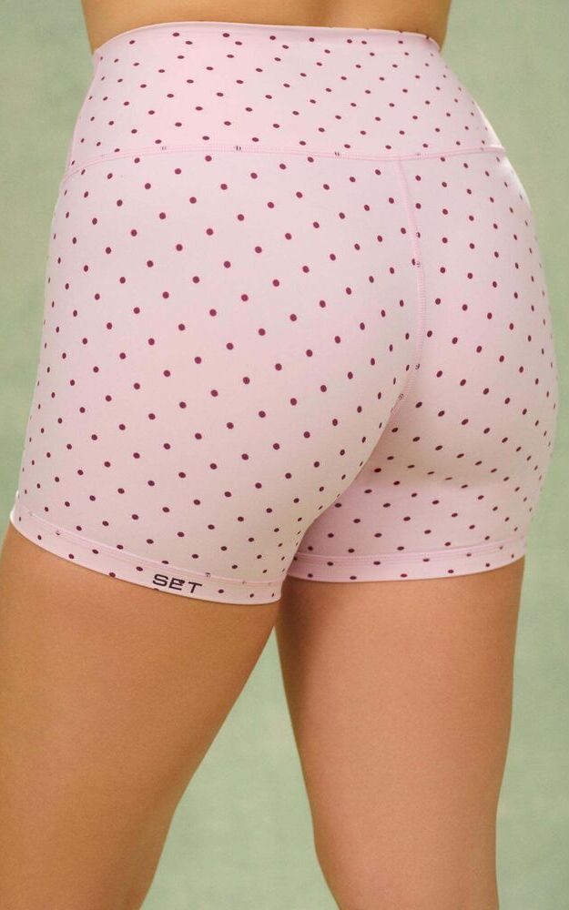 Aeraline Breathe Polka Dot Shorts - Speckle