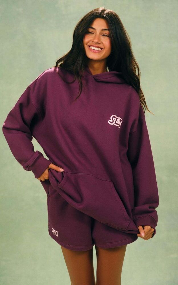 Midweight Sweats Staple Polka Dot Set Hoodie - Speckle