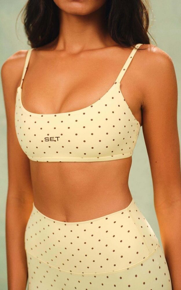Aeraline Breathe Polka Dot Base Bra - Freckle