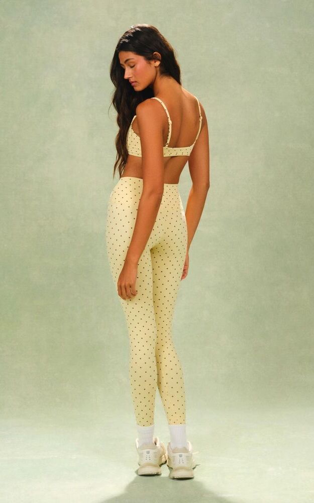 Aeraline Breathe Polka Dot High-Rise Leggings - Freckle - Image 3