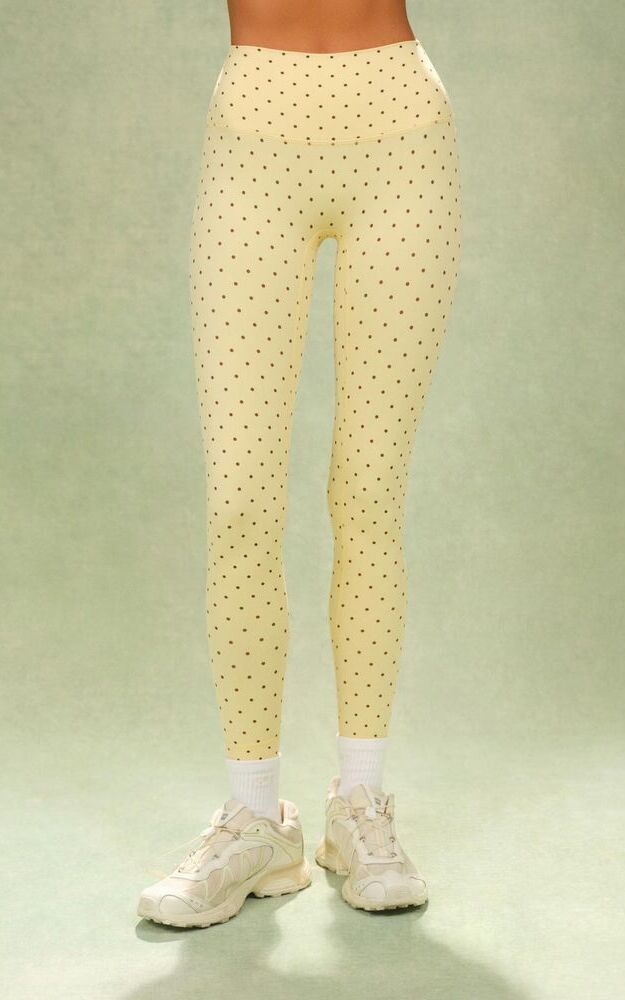 Aeraline Breathe Polka Dot High-Rise Leggings - Freckle - Image 2