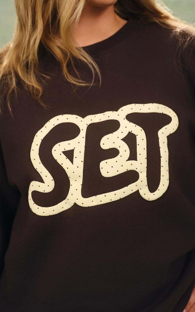 Midweight Sweats Staple Polka Dot Set Crewneck - Freckle - Image 2