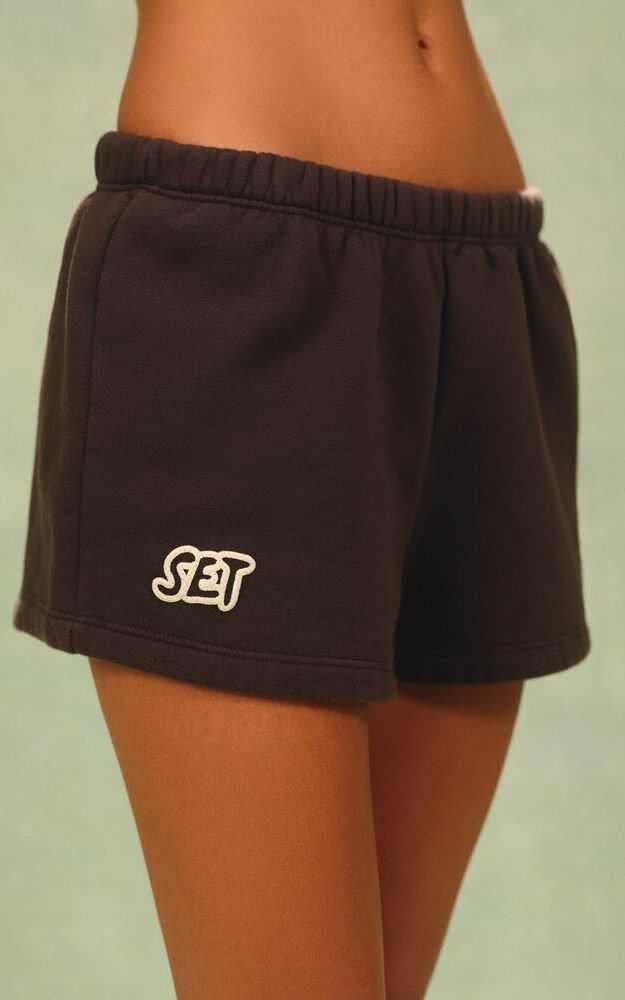 Midweight Sweats Staple Polka Dot Set Shorts - Freckle
