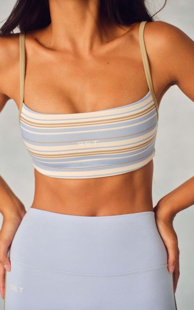 Formcloud Cloud Stripe 90's Bra - Palmetto