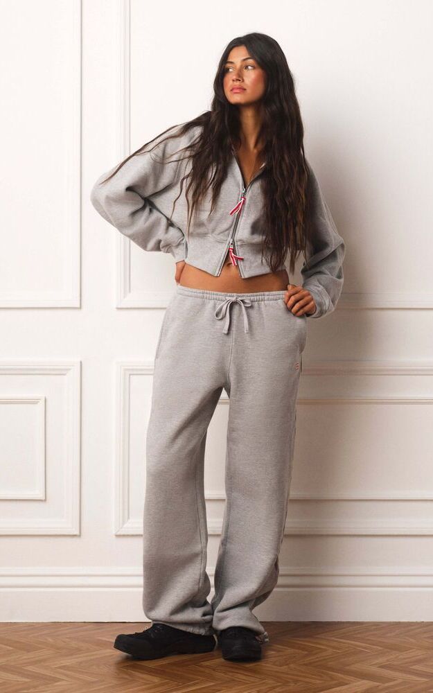 Midweight Sweats Staple Convertible Sweatpants - Heather Grey