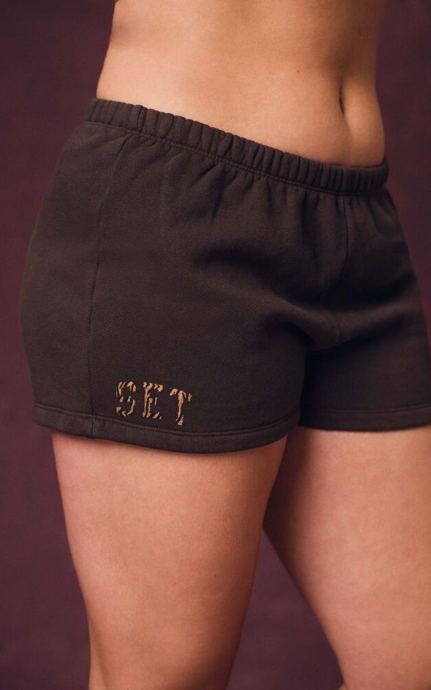 Midweight Sweats Staple Animal Print Set Sweat Shorts - Roar