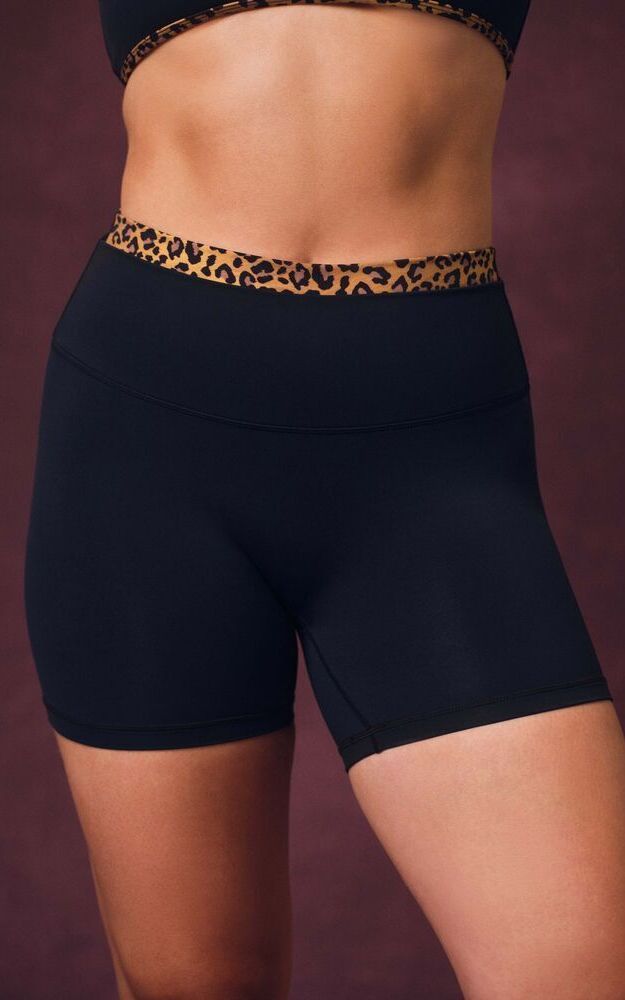 Aeraline Breathe Cheetah Control Shorts - Savannah