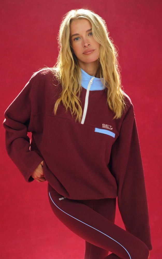Microfleece/Nylon Duet Vintage Pullover - Coaster