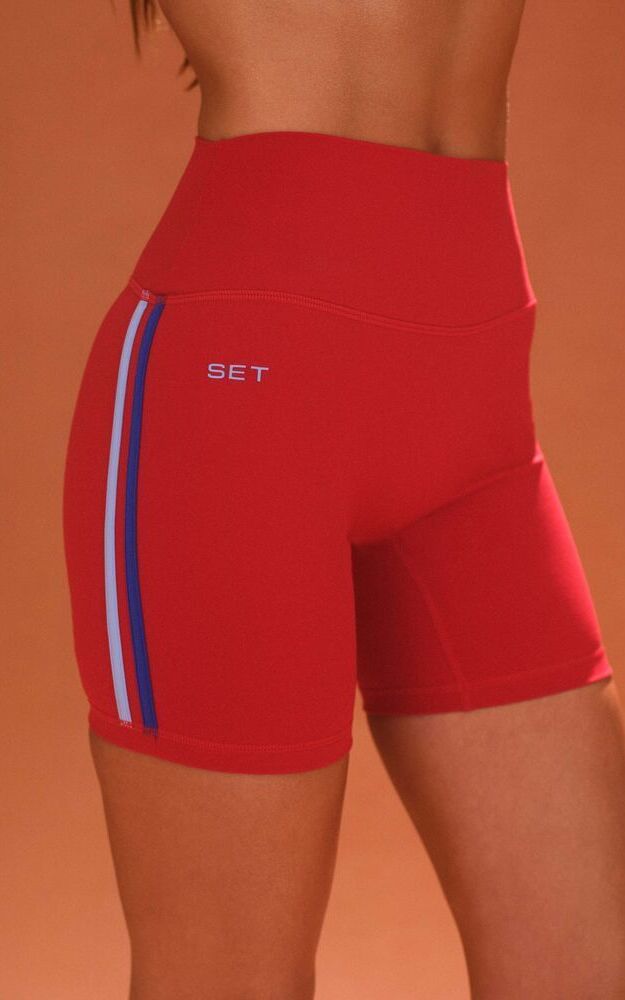 Sportbody Sporty Duo Stripe Shorts - Vespa
