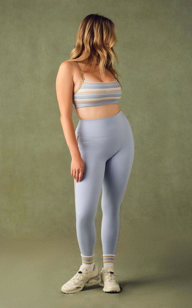 Formcloud Cloud Duo Stripe Leggings - Palmetto - Image 3