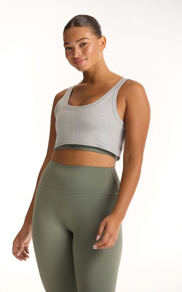Sportbody Sporty Roster Bra - Kelp