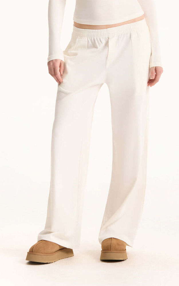 Heavy Cotton Easy Boxer Pants - Blanc