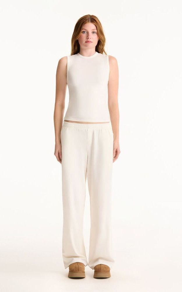 Ribbed Modal Body Muscle Tank - Blanc - Image 3