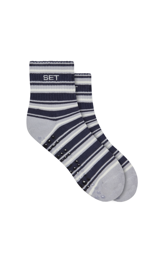 Set Stripe Shorty Grip Socks - Birdie