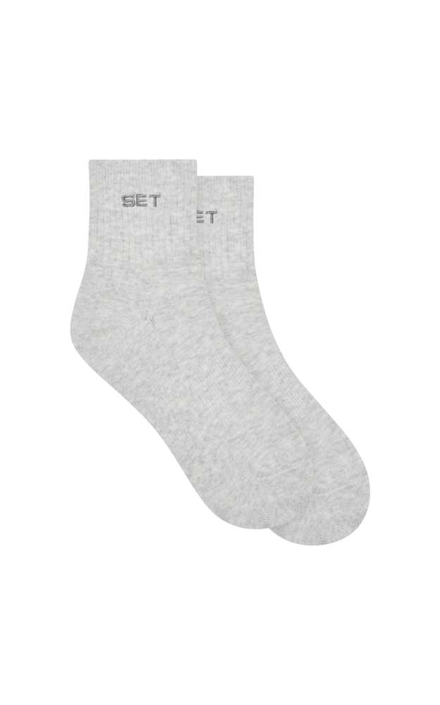 Set Shorty Socks - Heather Grey