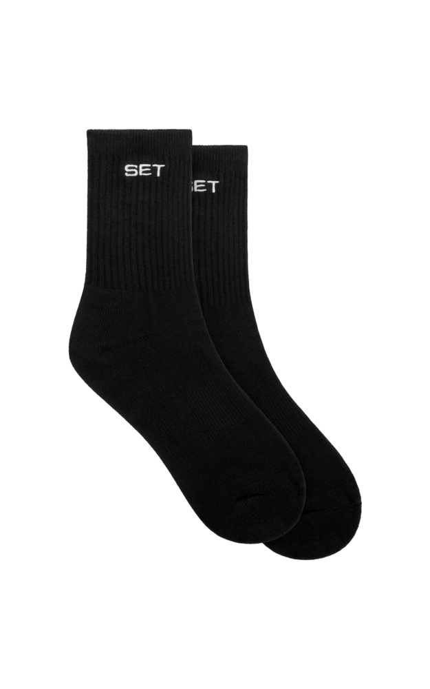 Set Socks - Onyx/White