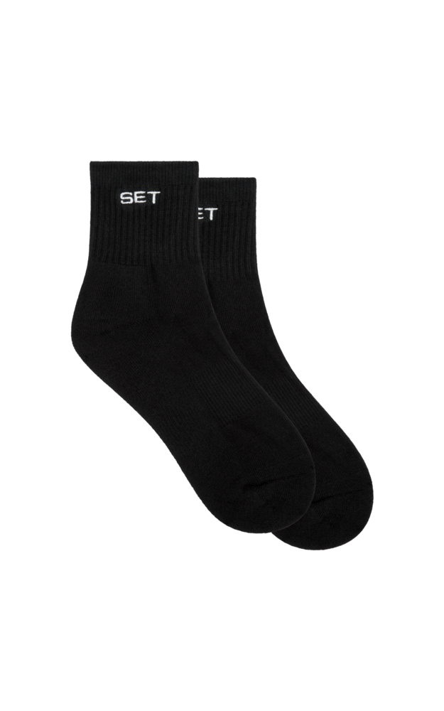 Set Shorty Socks - Onyx/White