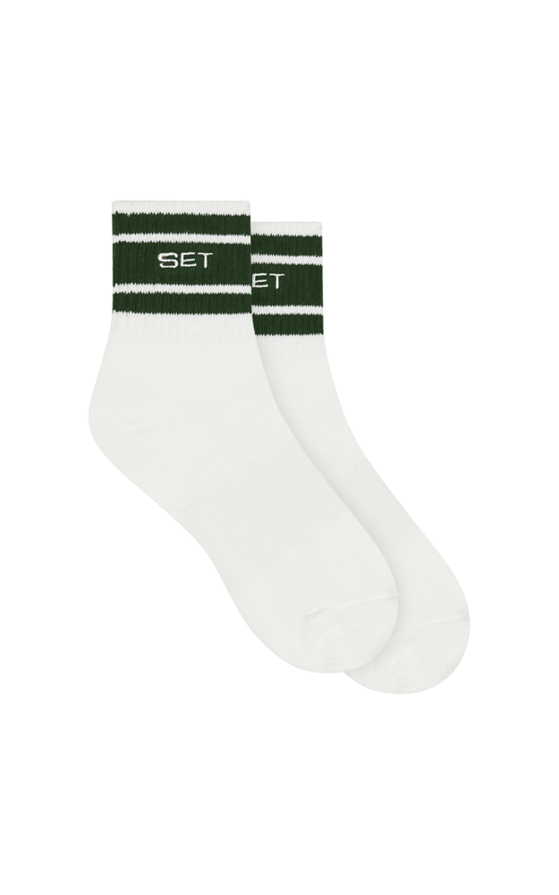 Set Stripe Shorty Socks - Courtside